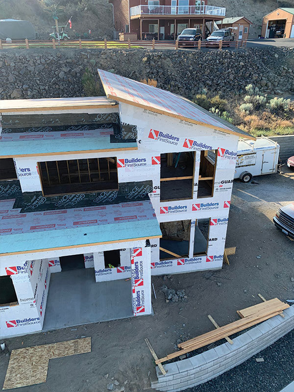 Multi-level commercial-scale building under construction by Gitter Done Construction
